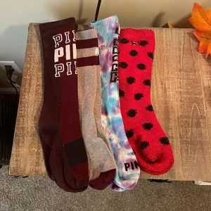 PINK socks (pack of 4)